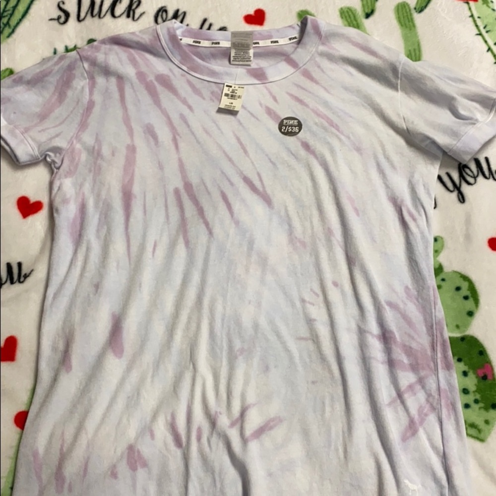 Purple tye die from pink!